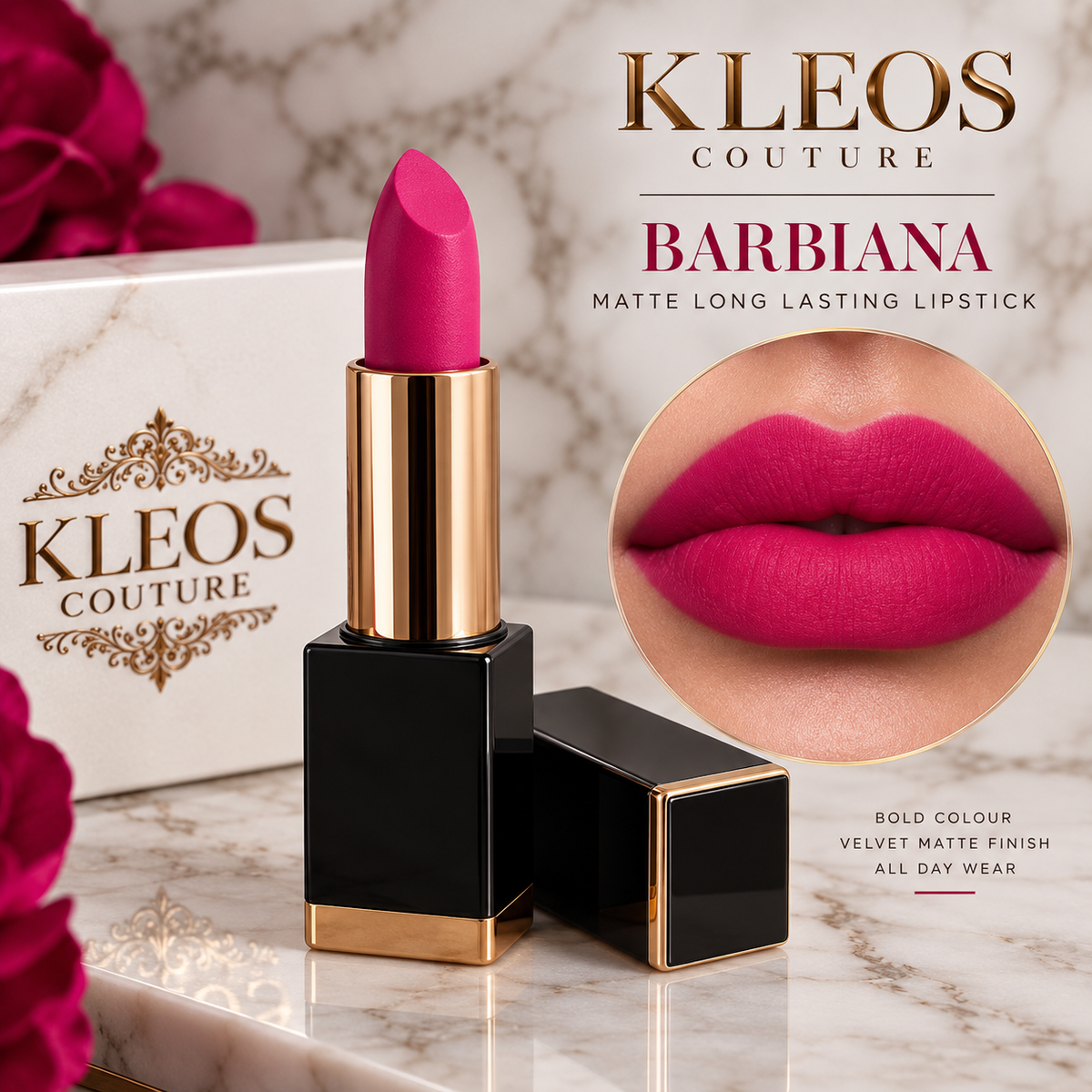 Barbiana Kleos Couture Matte Lipstick